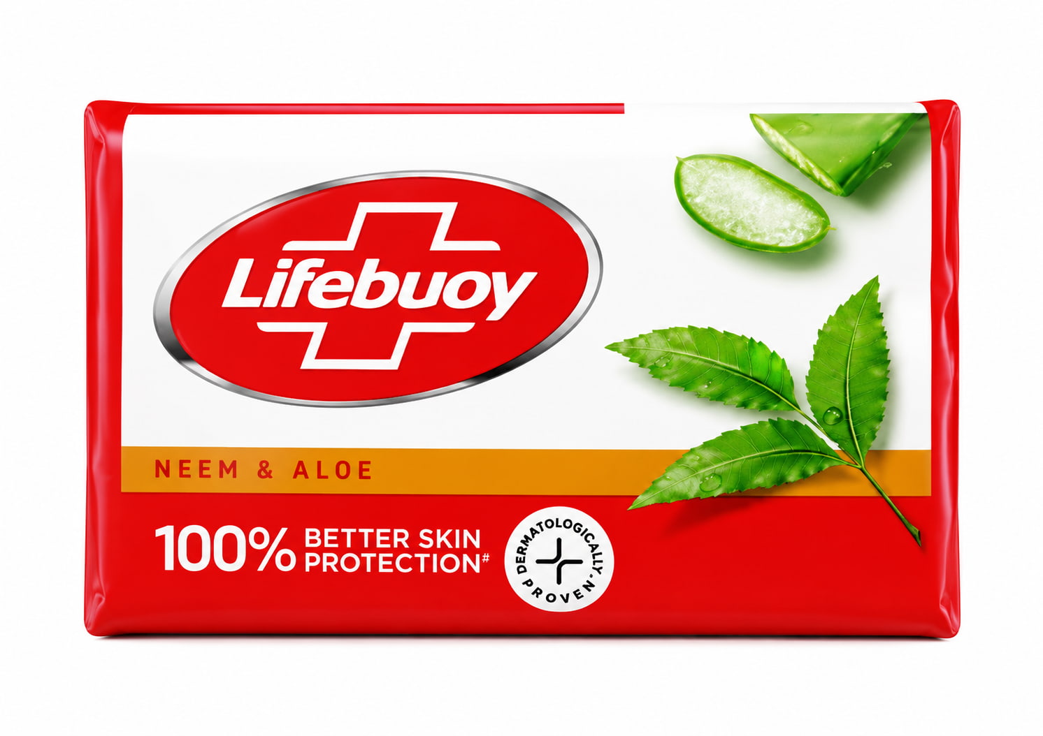 Lifebuoy Neem & Aloe Soap Bar – 100% Better Skin Protection (pack of 5)
